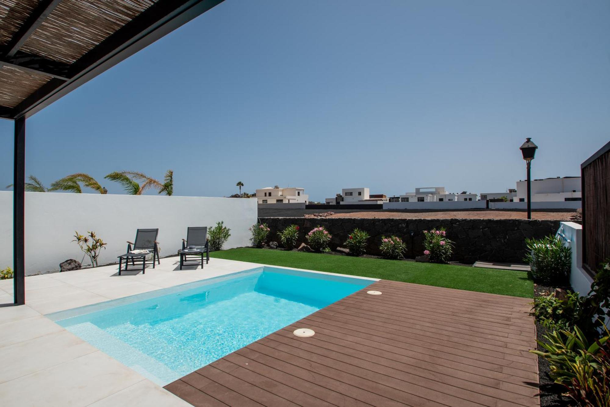 Serena Villa 38 - Heated Pool, Sea Views, Ac, High Speed Internet Playa Blanca  Eksteriør billede