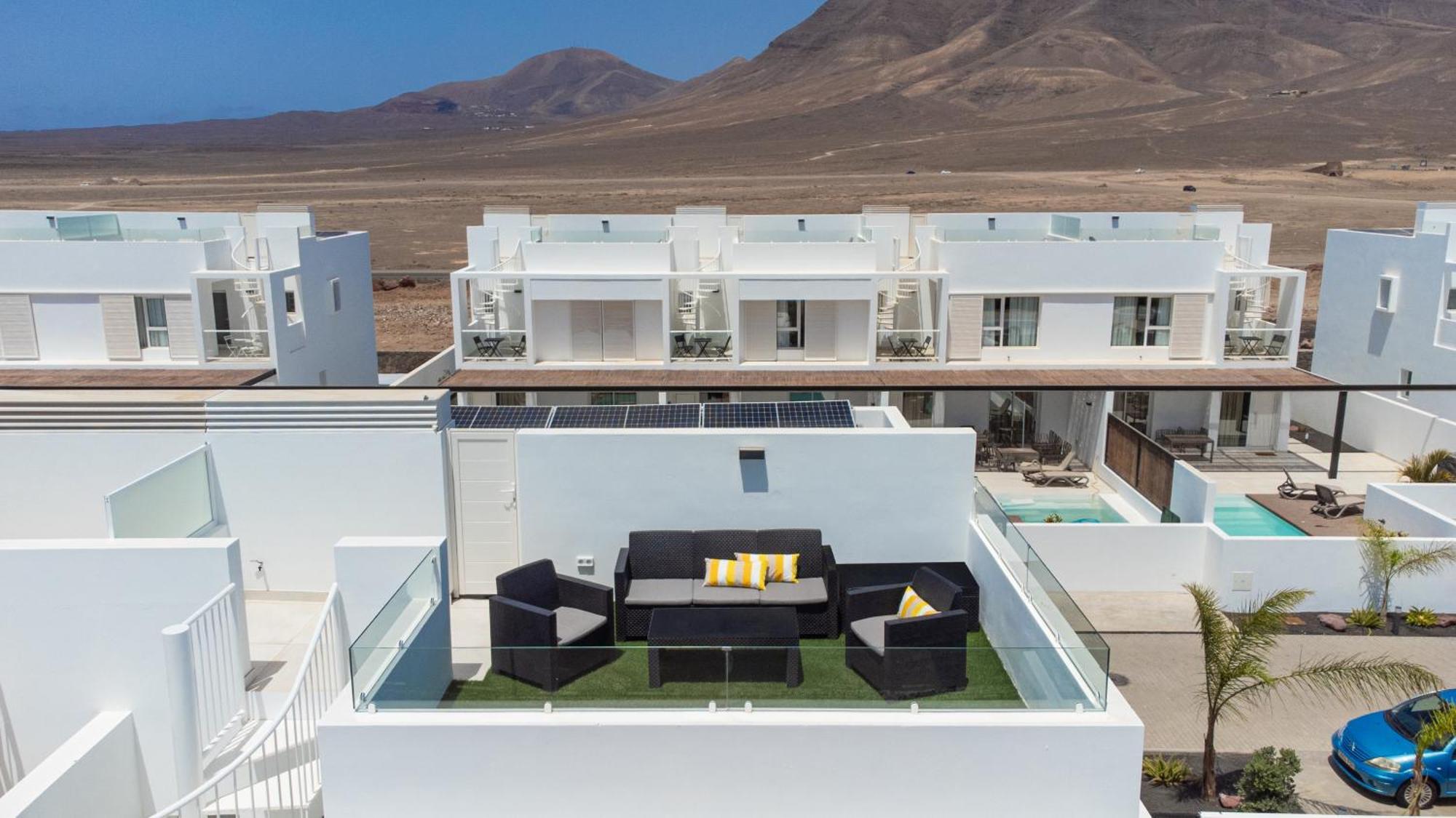 Serena Villa 38 - Heated Pool, Sea Views, Ac, High Speed Internet Playa Blanca  Eksteriør billede