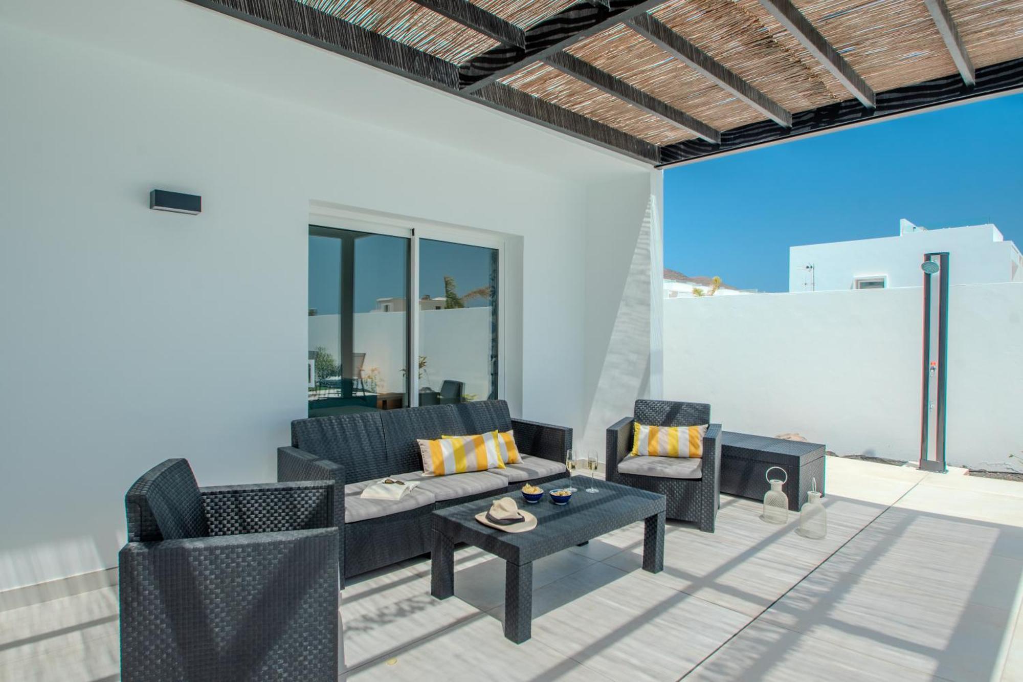 Serena Villa 38 - Heated Pool, Sea Views, Ac, High Speed Internet Playa Blanca  Eksteriør billede